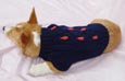 Tulip Pattern navy blue