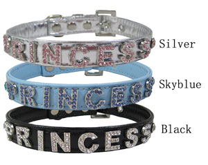 Rhinestones Letter Collar