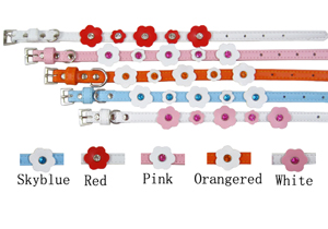 Rhinestone Flower Jeweled Collar