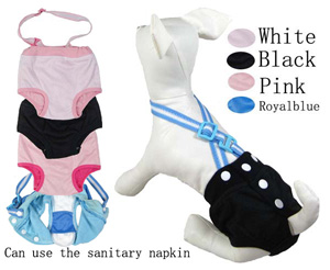 Female dogs physiological pants