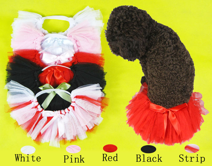 Dog Tattered Tulle Tutu