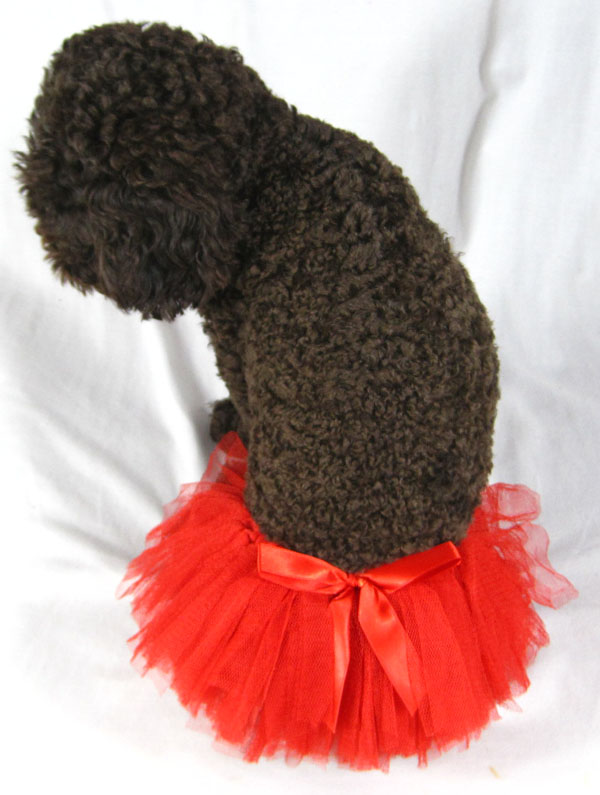 Dog Tattered Tulle Tutu