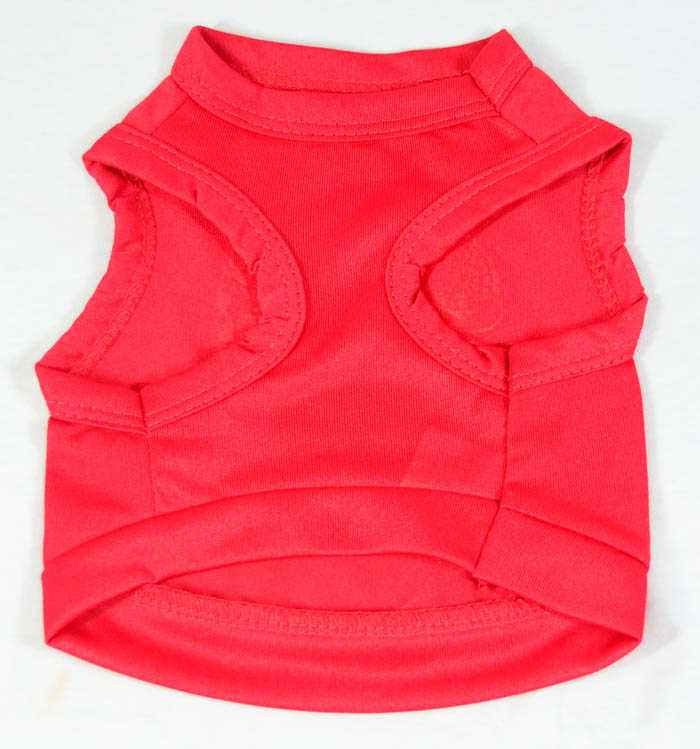 dog T-shirt tank top printed 4 colors dog T-shirt tank top printed 4 colors