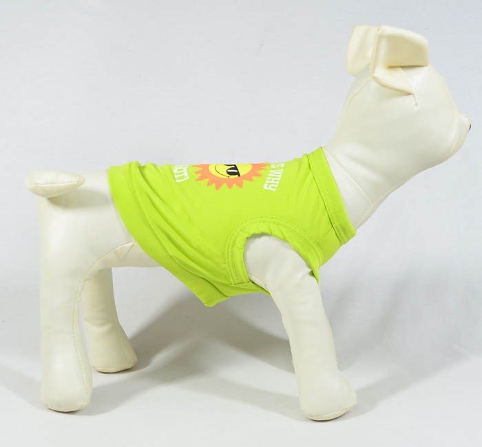 dog T-shirt tank top printed 4 colors dog T-shirt tank top printed 4 colors