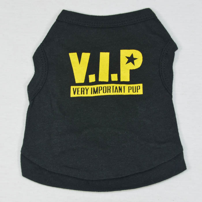 dog T-shirt tank top printed VIP dog T-shirt tank top printed VIP
