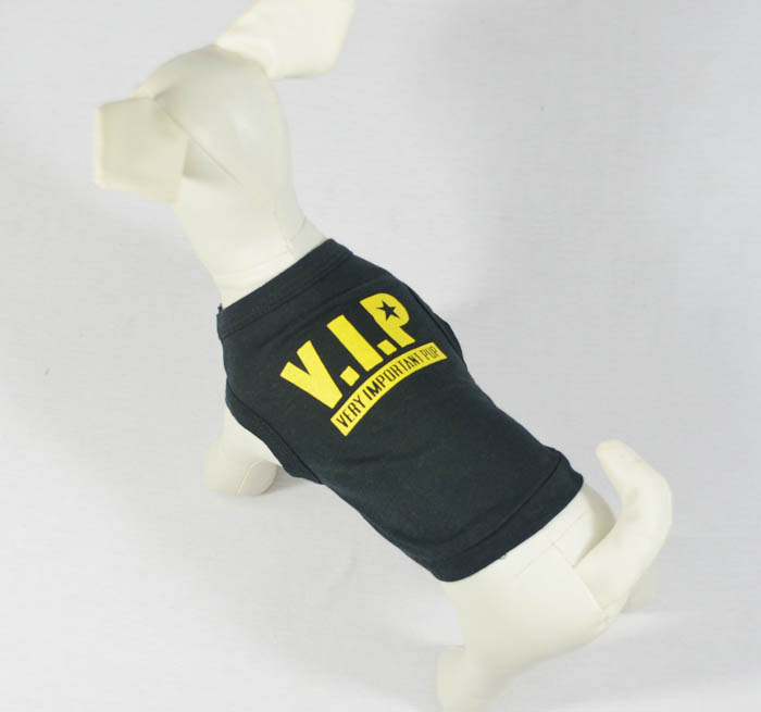 dog T-shirt tank top printed VIP dog T-shirt tank top printed VIP