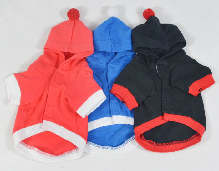 cute dog clothes with a hat 3 colors cute dog clothes with a hat 3 colors