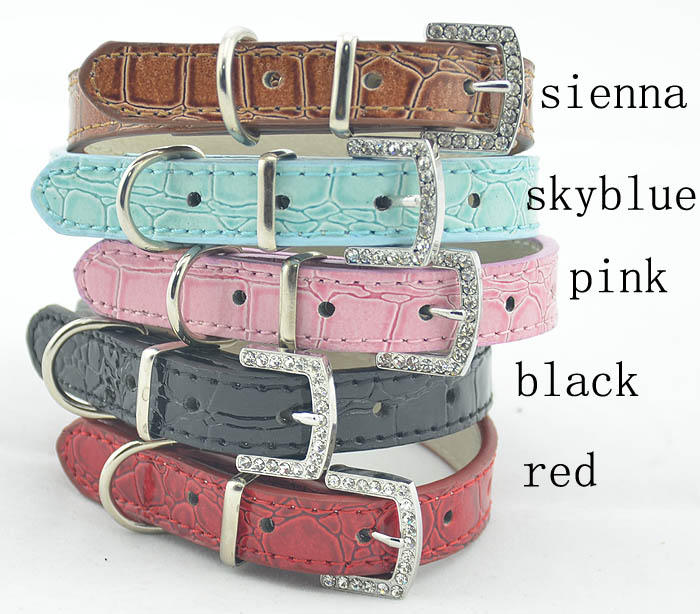 5 Colors beautiful dog Collar Crocodile 5 Colors beautiful dog Collar Crocodile