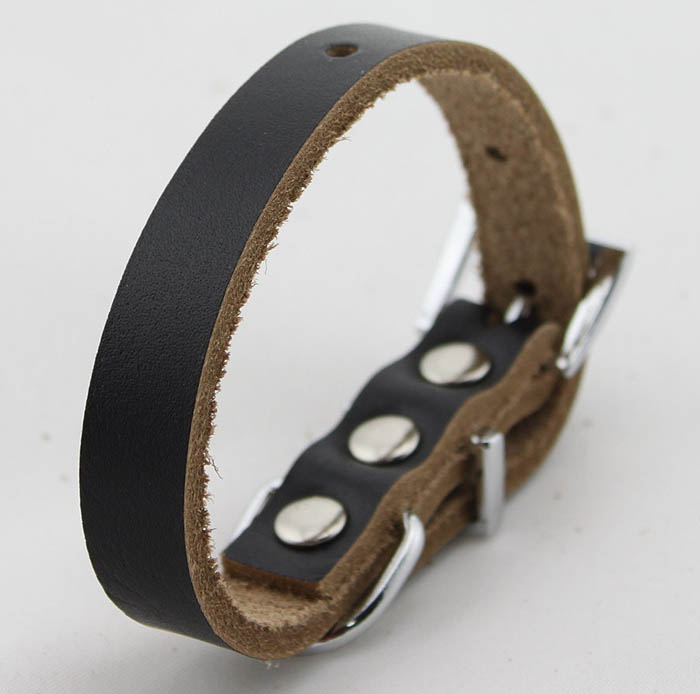 Genuine leather Dog collar 5 color Blank Genuine leather Dog collar 5 color Blank
