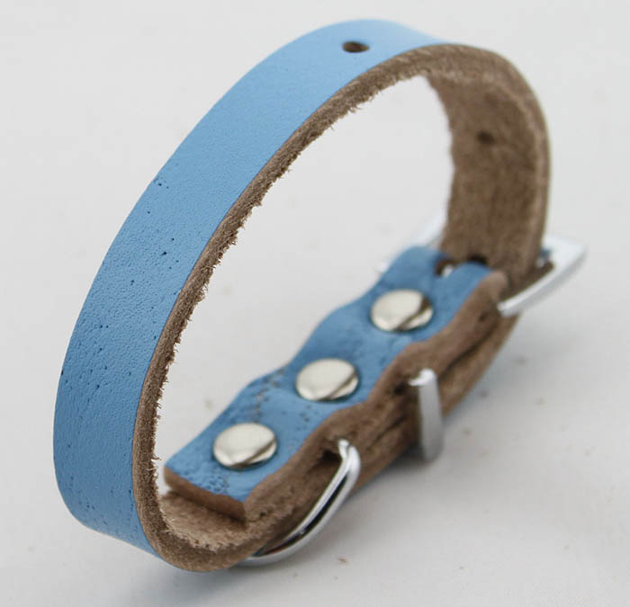 Genuine leather Dog collar 5 color Blank Genuine leather Dog collar 5 color Blank