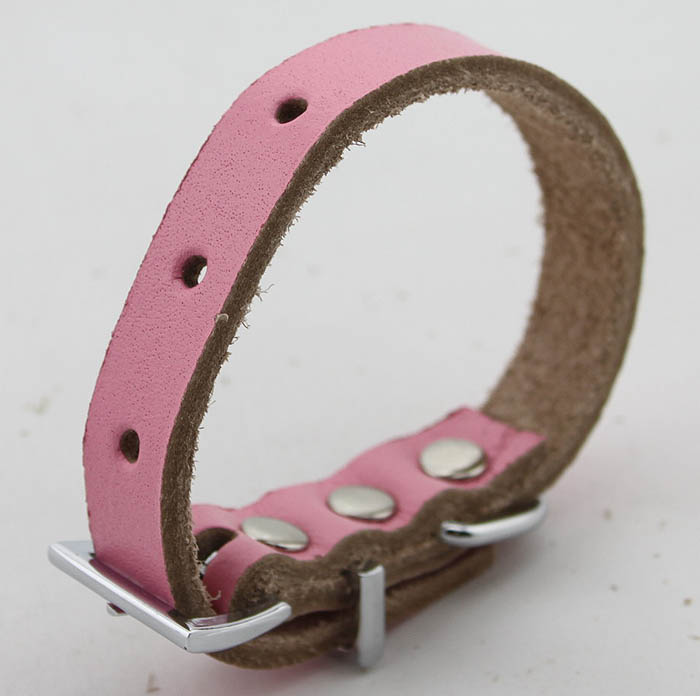 Genuine leather Dog collar 5 color Blank Genuine leather Dog collar 5 color Blank