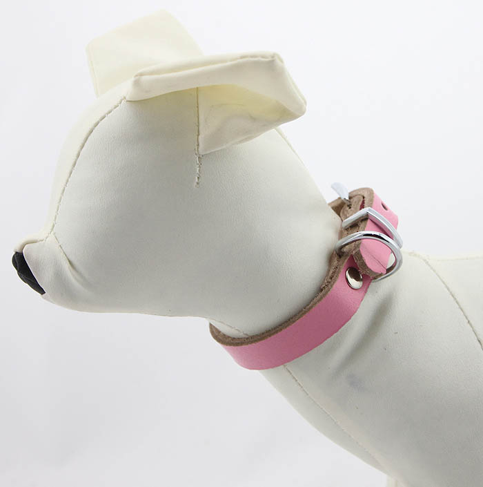 Genuine leather Dog collar 5 color Blank Genuine leather Dog collar 5 color Blank