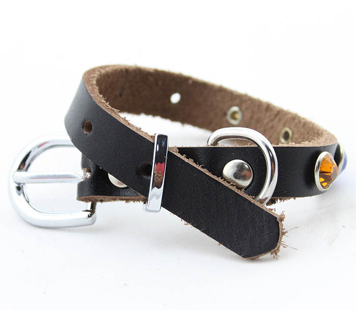Genuine Double leather Dog collar Genuine Double leather Dog collar