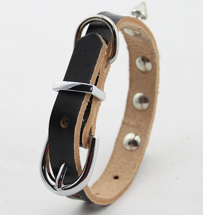 Genuine leather Dog collar 5 color Kings Genuine leather Dog collar 5 color Kings