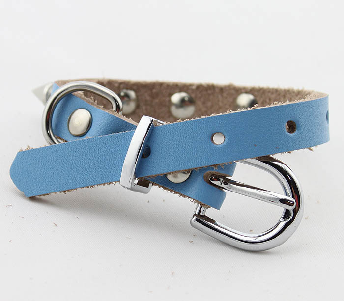 Genuine leather Dog collar 5 color Kings Genuine leather Dog collar 5 color Kings