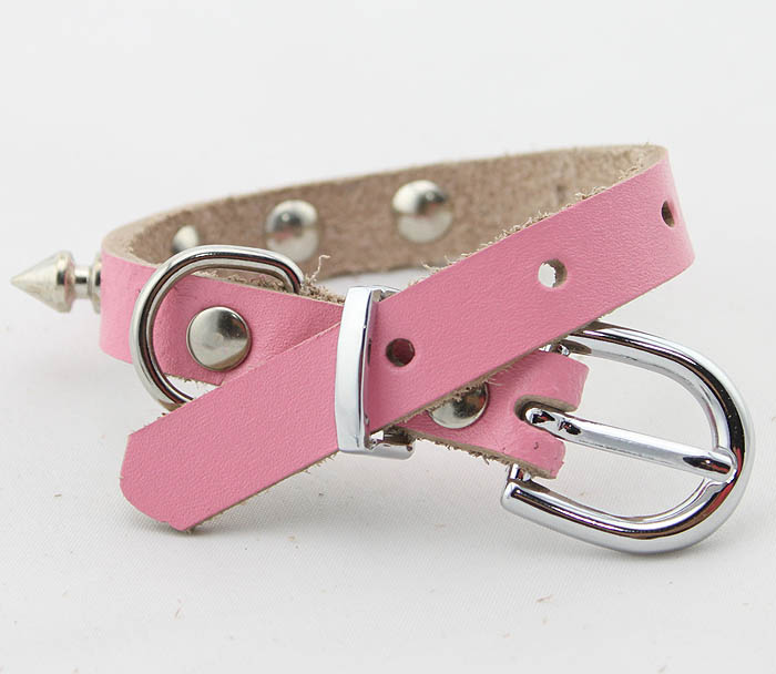 Genuine leather Dog collar 5 color Kings Genuine leather Dog collar 5 color Kings