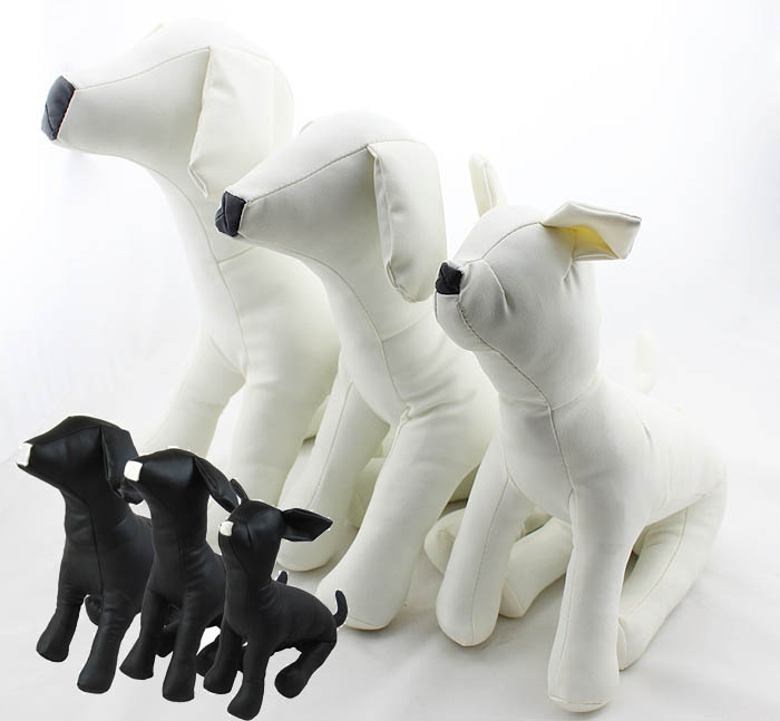 Leather chihuahua Dog Mannequins SET