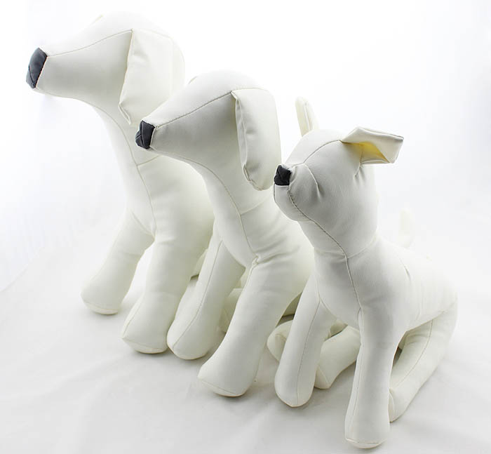 Leather Dog Mannequins SET (3 piece)