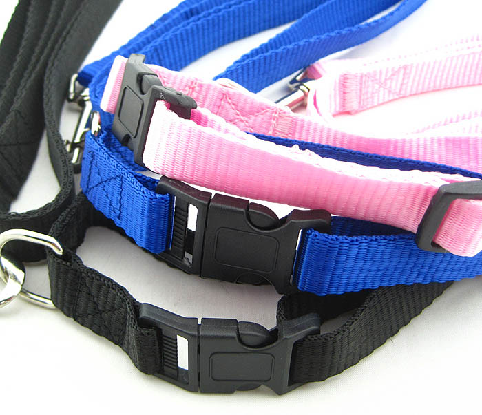 Nylon Dog Collars and leashes wholesale