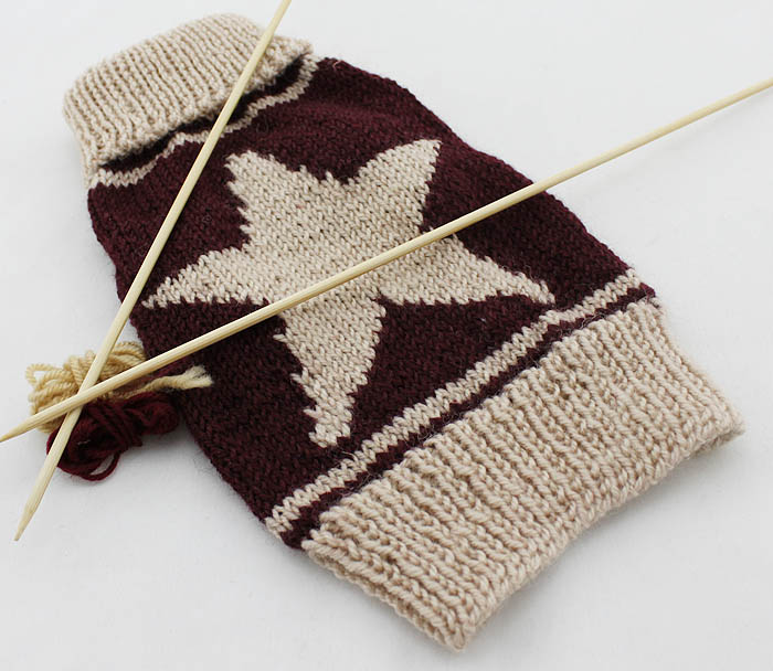 Star pattern Mauve /Caramel