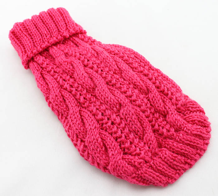 Dog's Turtleneck Cable Sweater
