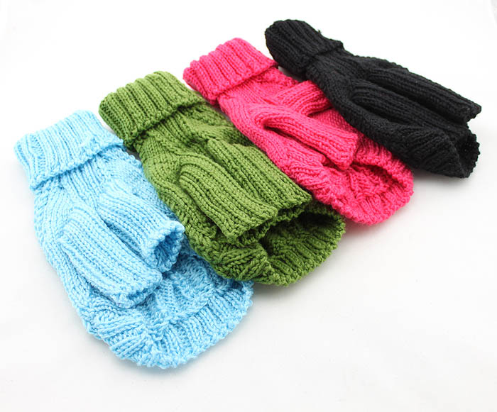 Dog's Turtleneck Cable Sweater