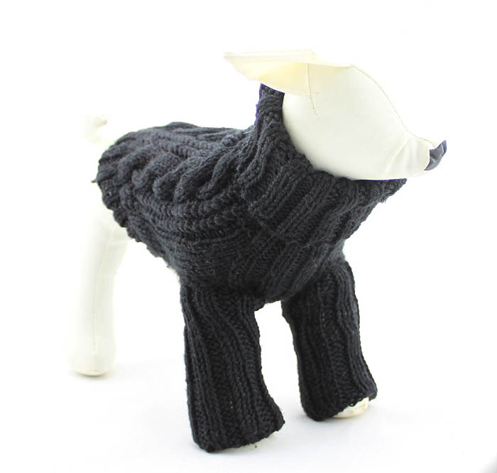Dog's Turtleneck Cable Sweater