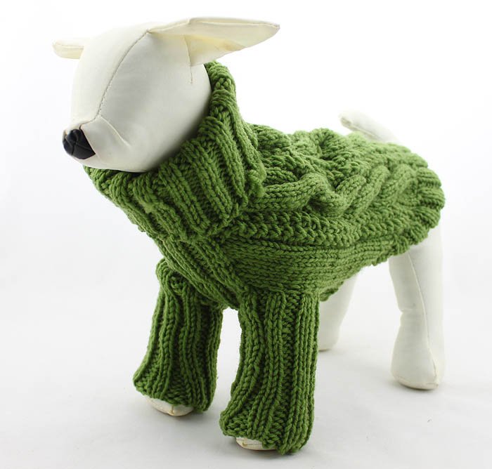 Dog's Turtleneck Cable Sweater