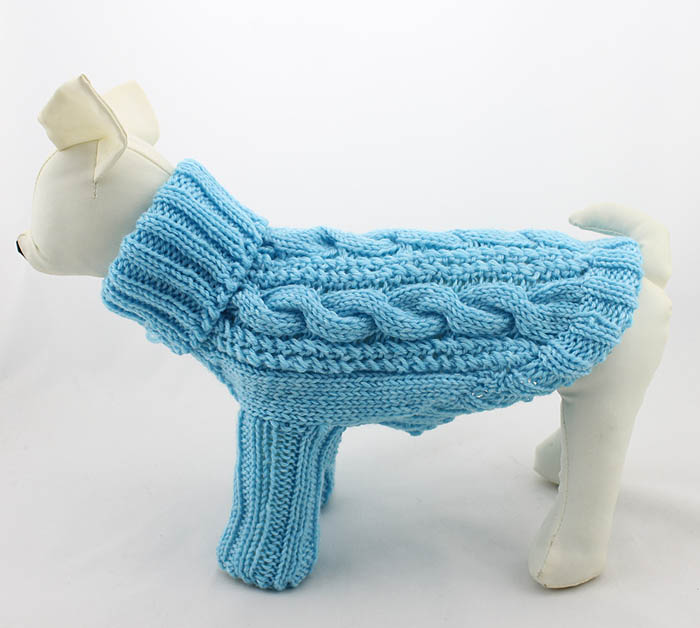 Dog's Turtleneck Cable Sweater