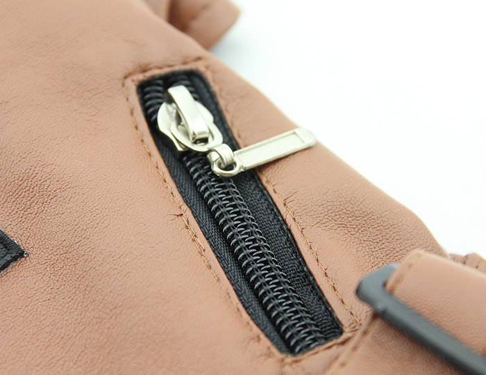 Dog eagle design leather Jacket