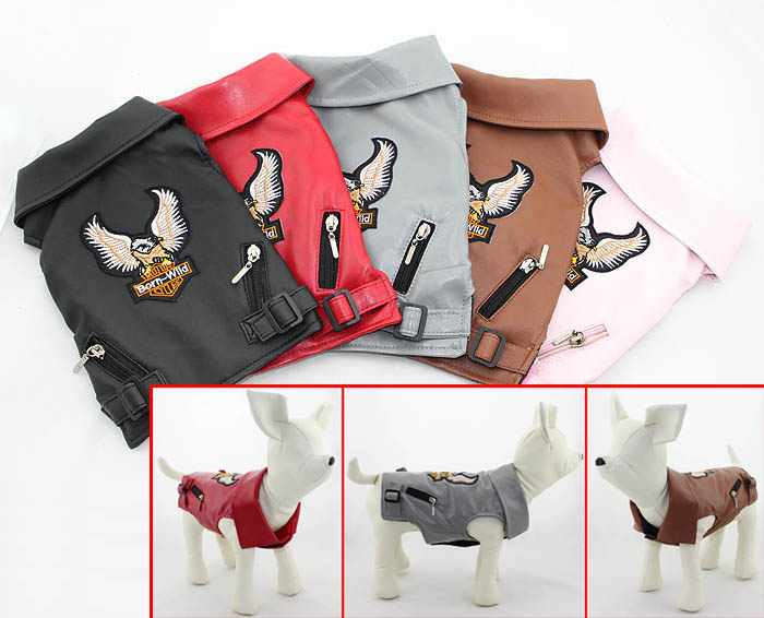 Dog eagle design leather tank Dog eagle design leather tank