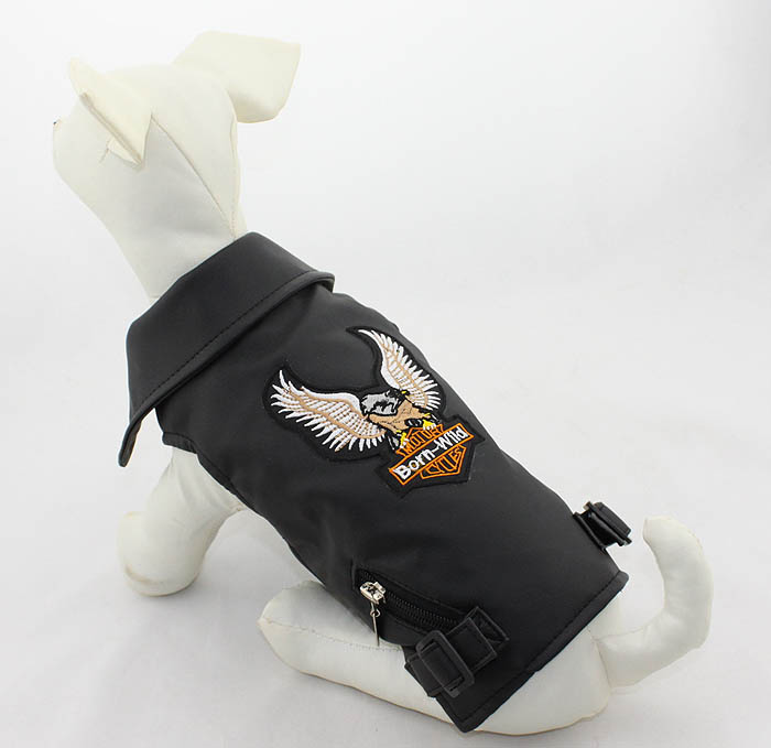 Dog eagle design leather tank Dog eagle design leather tank