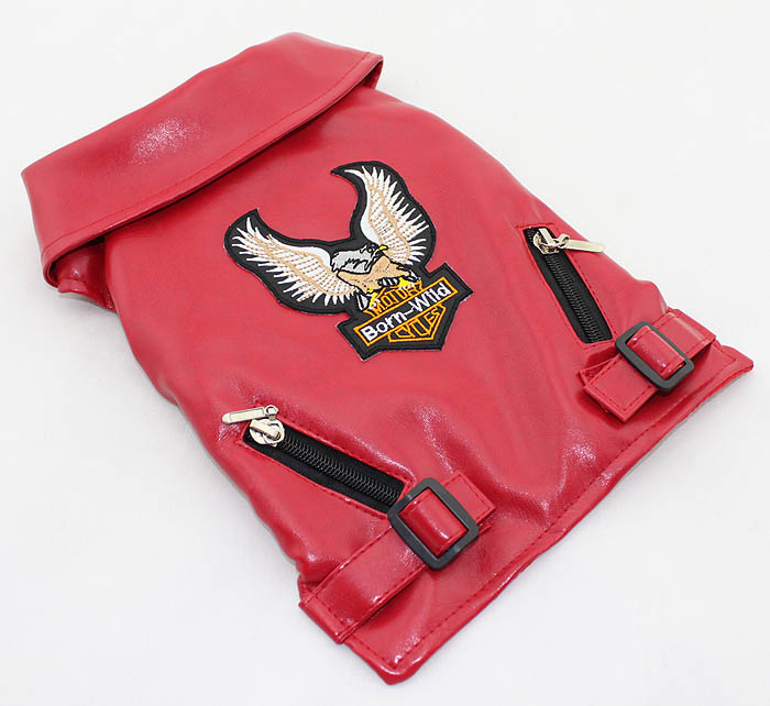 Dog eagle design leather tank Dog eagle design leather tank