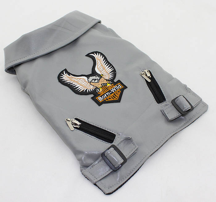 Dog eagle design leather tank Dog eagle design leather tank