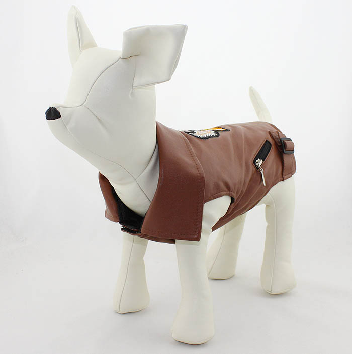 Dog eagle design leather tank Dog eagle design leather tank