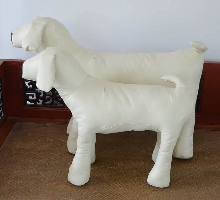Leather Large Dog Mannequins