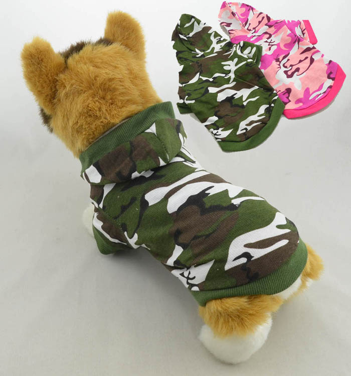 camo stuffed dog