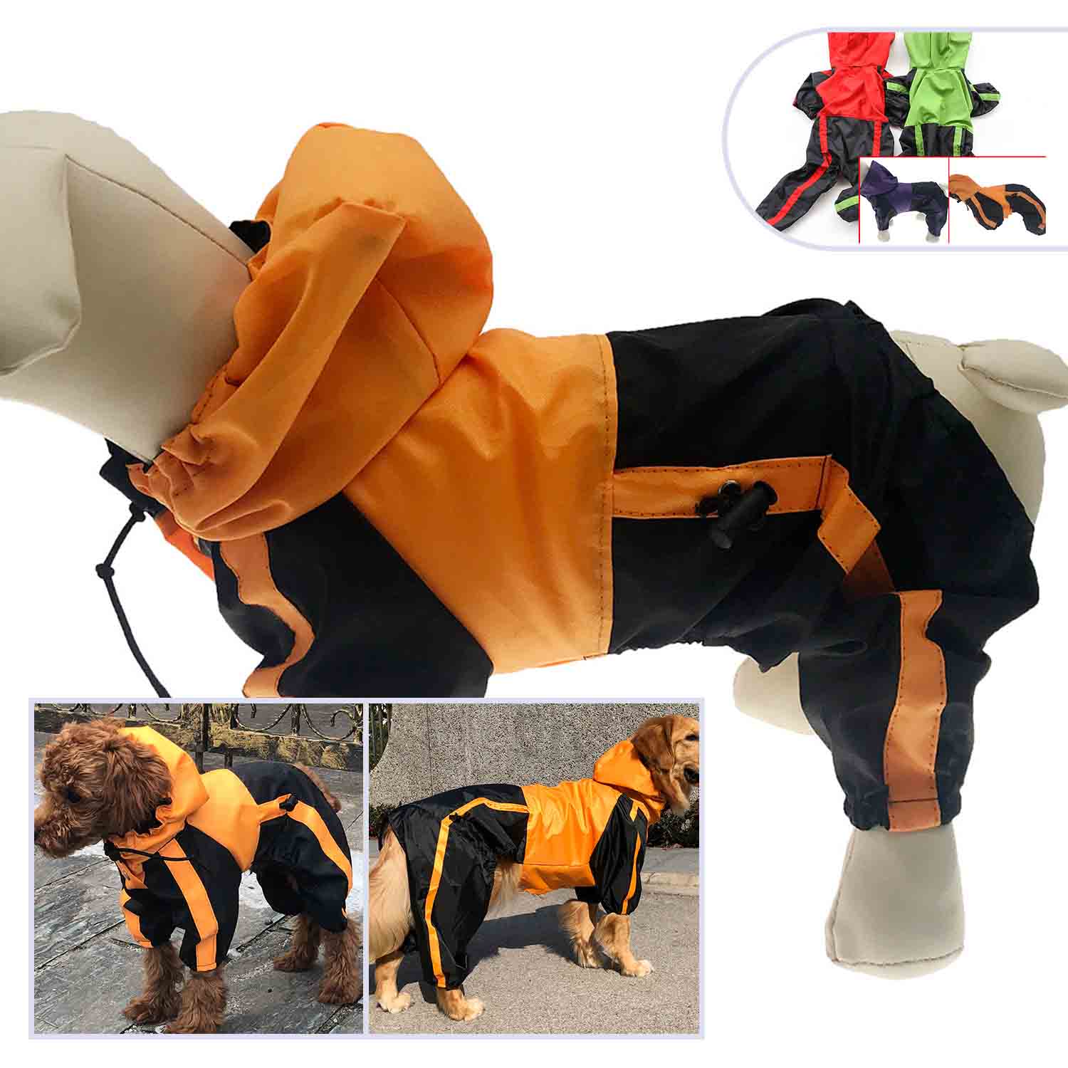 lovelonglong Dog Raincoat