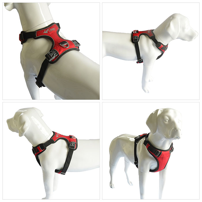 Dog Harness with Safety Reflective Logo