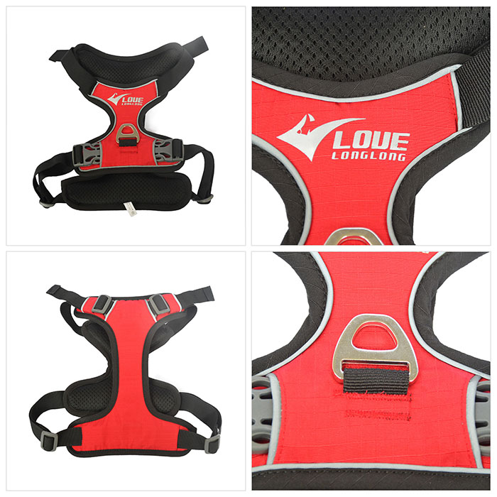 Dog Harness with Safety Reflective Logo