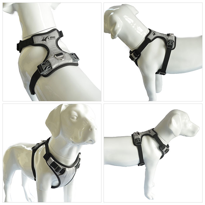 Dog Harness with Safety Reflective Logo