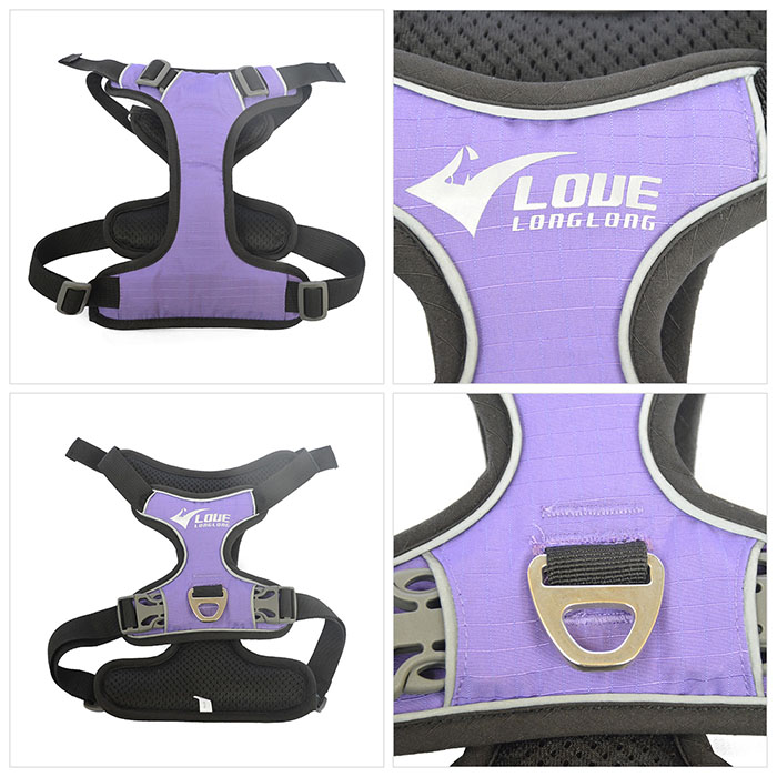 Dog Harness with Safety Reflective Logo