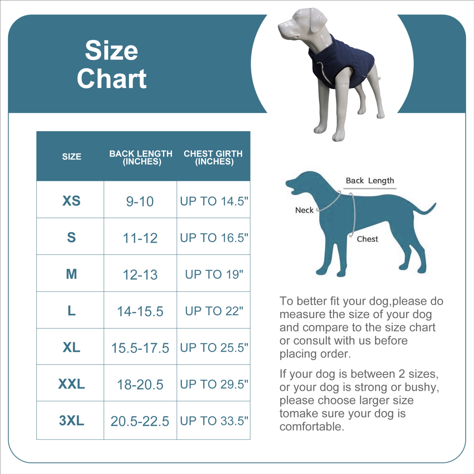 Waterproof Fleece Dog Vest