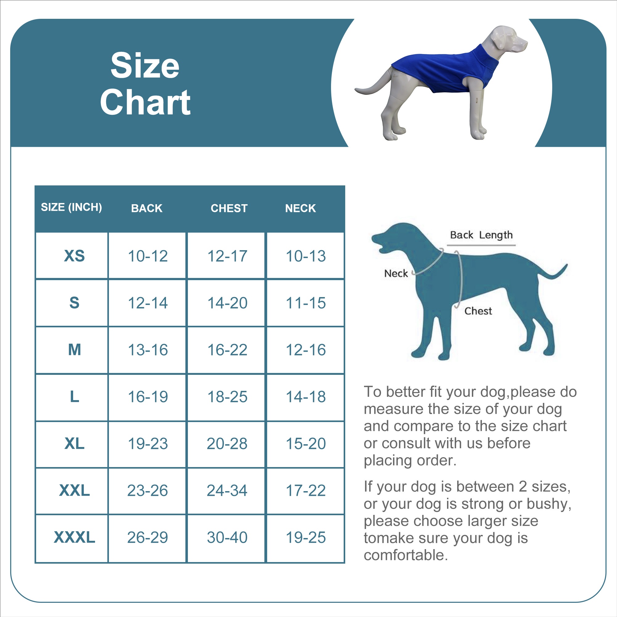 Dog Winter Vest Warm Breathable