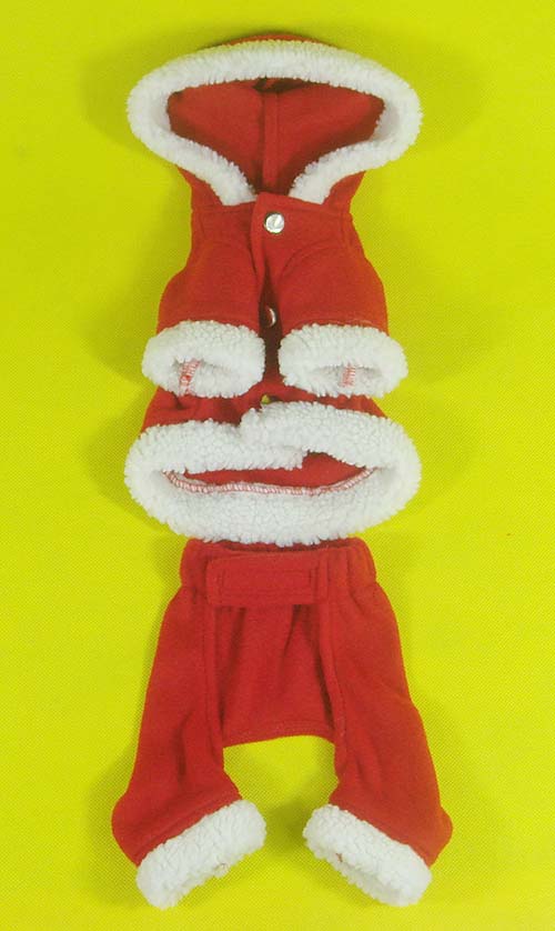 Santa dog Suit