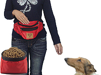 Dog Treat & Training Bag Red