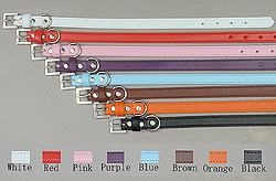 Blank lether collar