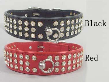 Treble line Rhinestones Collar