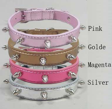 Dog spikes Leather Collar