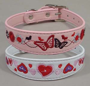 Embroidery Leather Collar
